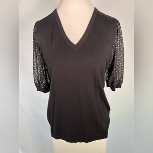 Adrianna Papell black sweater